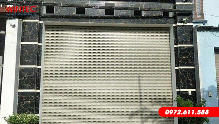Lắp đặt cửa cuốn khe thoáng tại Cầu Giấy