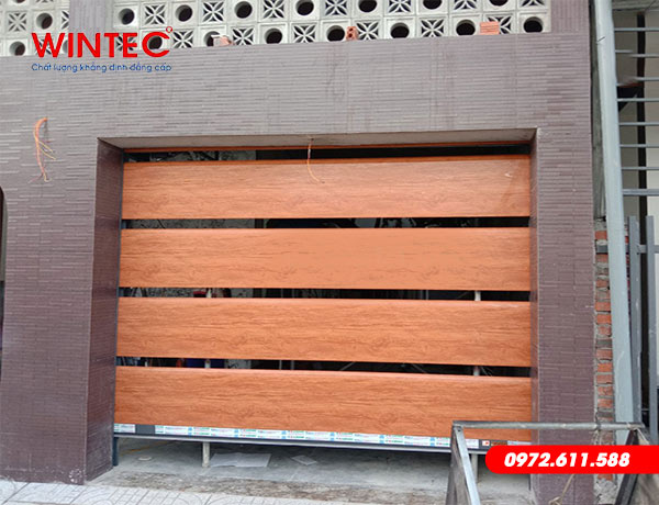 Thi công cửa cuốn xếp lớp Reberu tại Hà Nội