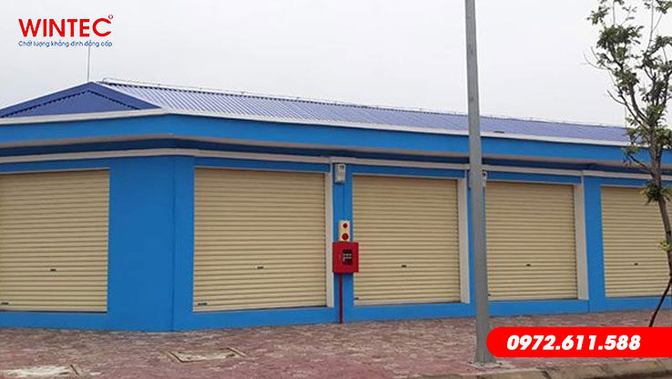 Lắp đặt cửa cuốn tấm liền WINTEC tại HÀ NỘI